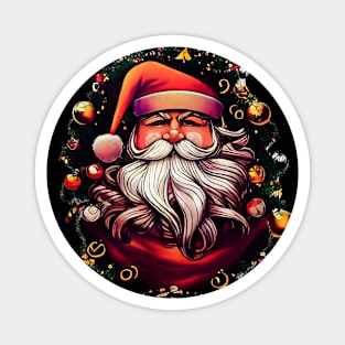 New Year's Santa Claus. Magnet